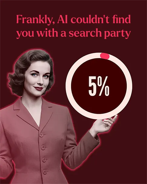 Example of a Frankly share card with a low score